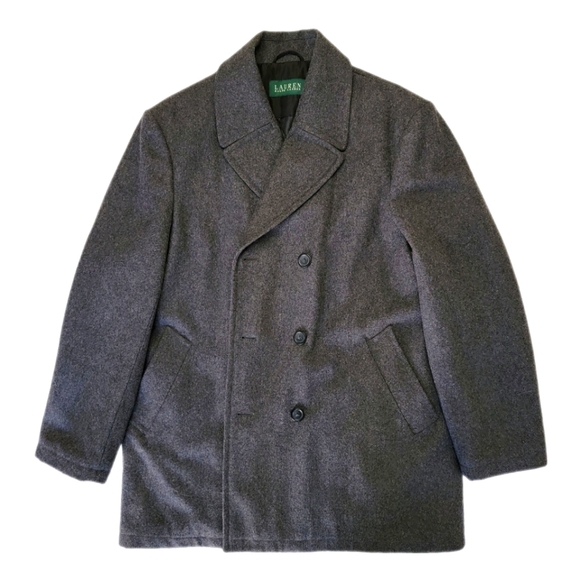 Men's Lauren Ralph Lauren Wool Blend Peacoat - Picture 1 of 6